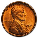 1931 Lincoln Cent BU (Red)
