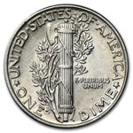 1931 Mercury Dime BU