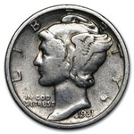 1931 Mercury Dime Good/Fine