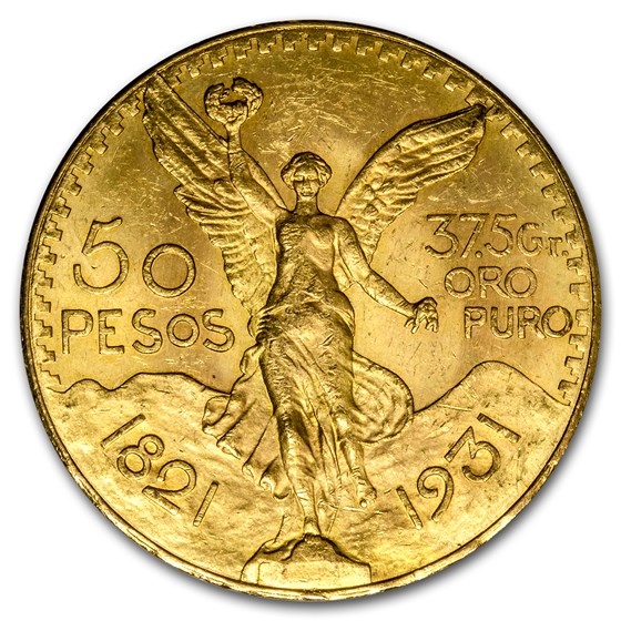 1931 Mexico Gold 50 Pesos AU 1931 Mexico Gold 50 Pesos AU