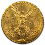 1931 Mexico Gold 50 Pesos MS-63 PCGS