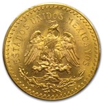 1931 Mexico Gold 50 Pesos MS-63 PCGS