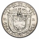 1931 Panama Silver 1/10 Balboa BU