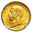 1931-R Italy Gold 100 Lire Emanuele III MS-62 NGC