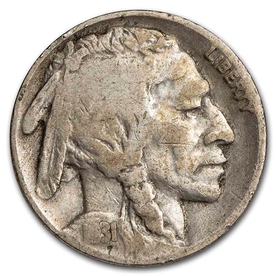 1931-S Buffalo Nickel Good 1931-S Buffalo Nickel Good