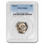 1931-S Buffalo Nickel MS-65 PCGS