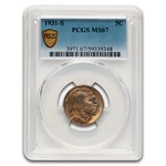 1931-S Buffalo Nickel MS-67 PCGS