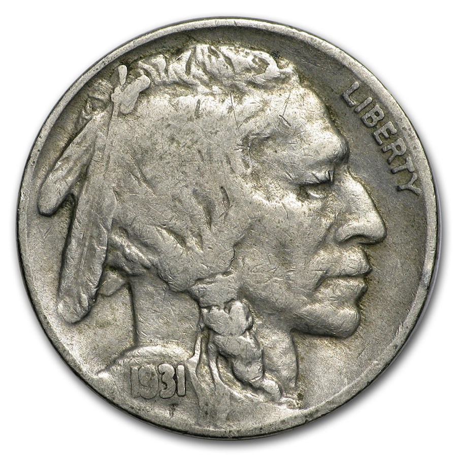 1931-S Buffalo Nickel VG
