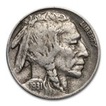 1931-S Buffalo Nickels 40-Coin Roll Avg Circ