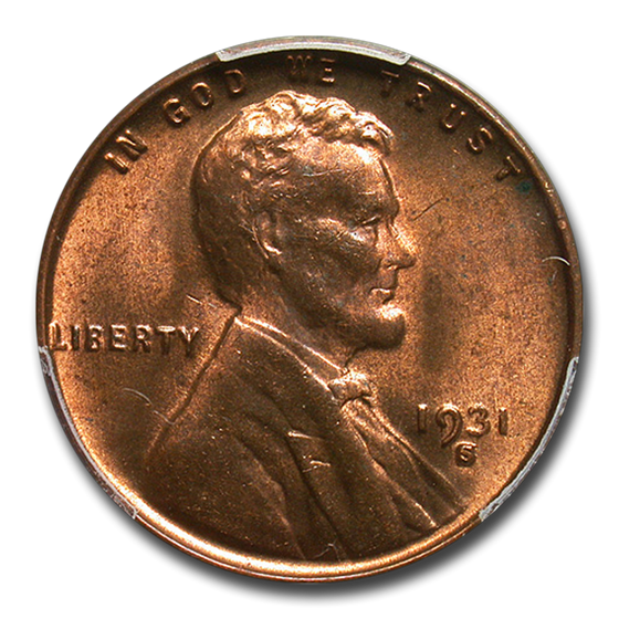 1931-S Lincoln Cent MS-65 PCGS (Red/Brown) 1931-S Lincoln Cent MS-65 PCGS (Red/Brown)