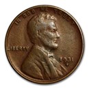 1931-S Lincoln Cent VG