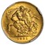 1931-SA South Africa Gold Sovereign MS-63 NGC