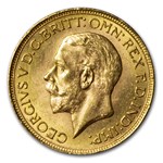 1931 South Africa Gold Sovereign George V BU