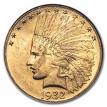 1932 $10 Indian Gold Eagle MS-62 NGC