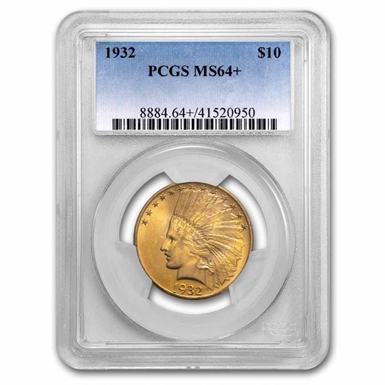 1932 $10 Indian Gold Eagle MS-64+ PCGS 1932 $10 Indian Gold Eagle MS-64+ PCGS