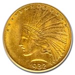 1932 $10 Indian Gold Eagle MS-65 PCGS CAC