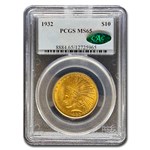 1932 $10 Indian Gold Eagle MS-65 PCGS CAC