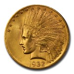 1932 $10 Indian Gold Eagle MS-65 PCGS