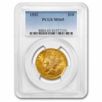 1932 $10 Indian Gold Eagle MS-65 PCGS