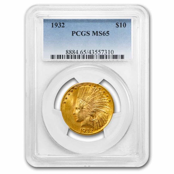 1932 $10 Indian Gold Eagle MS-65 PCGS