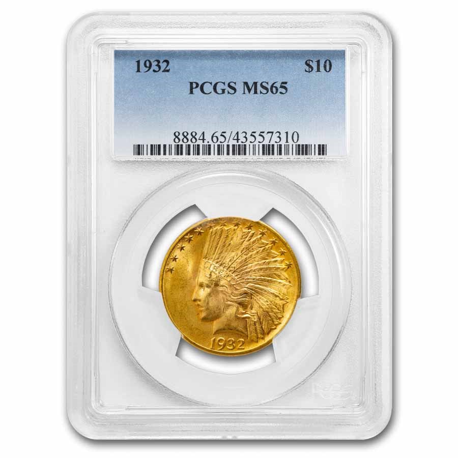 1932 $10 Indian Gold Eagle MS-65 PCGS