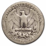 1932-1939 Washington Quarter 40-Coin Roll Avg Circ
