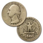 1932-1964 P,D,S Washington Quarters Set Avg Circ (In Dansco)