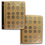 1932-1964 P,D,S Washington Quarters Set Avg Circ (In Dansco)