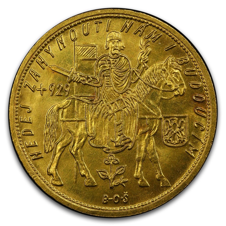 1932 Czechoslovakia Gold 10 Ducats MS-64 PCGS