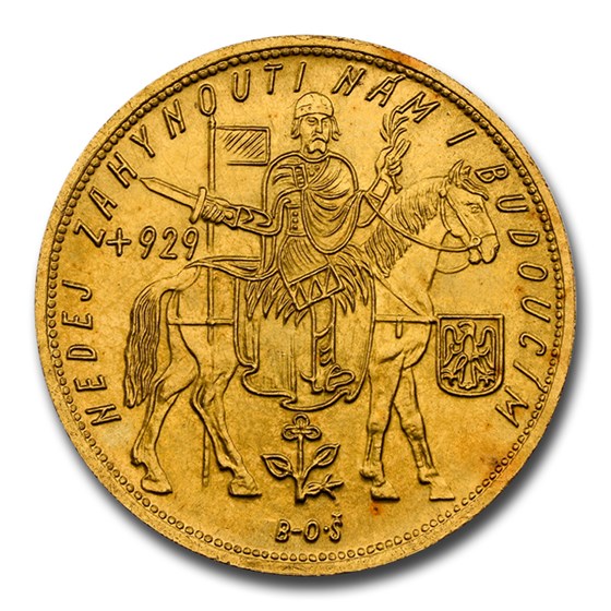 1932 Czechoslovakia Gold 5 Dukatu MS-65 NGC 1932 Czechoslovakia Gold 5 Dukatu MS-65 NGC