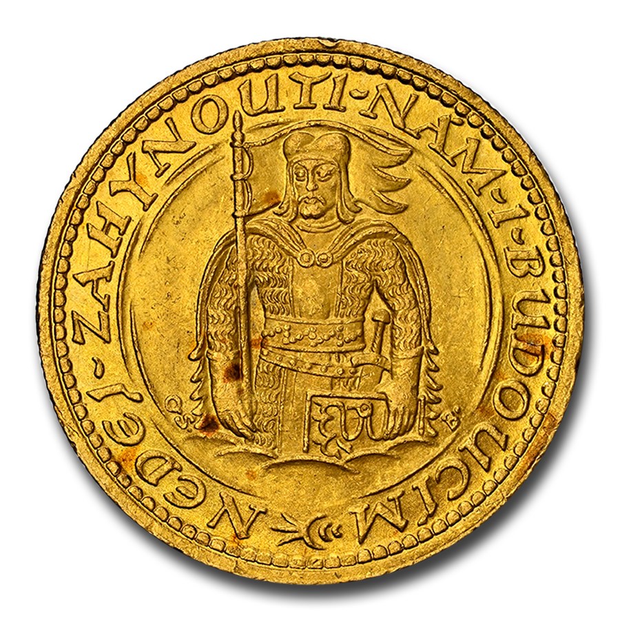 1932 Czechoslovakia Gold Ducat MS-64 NGC