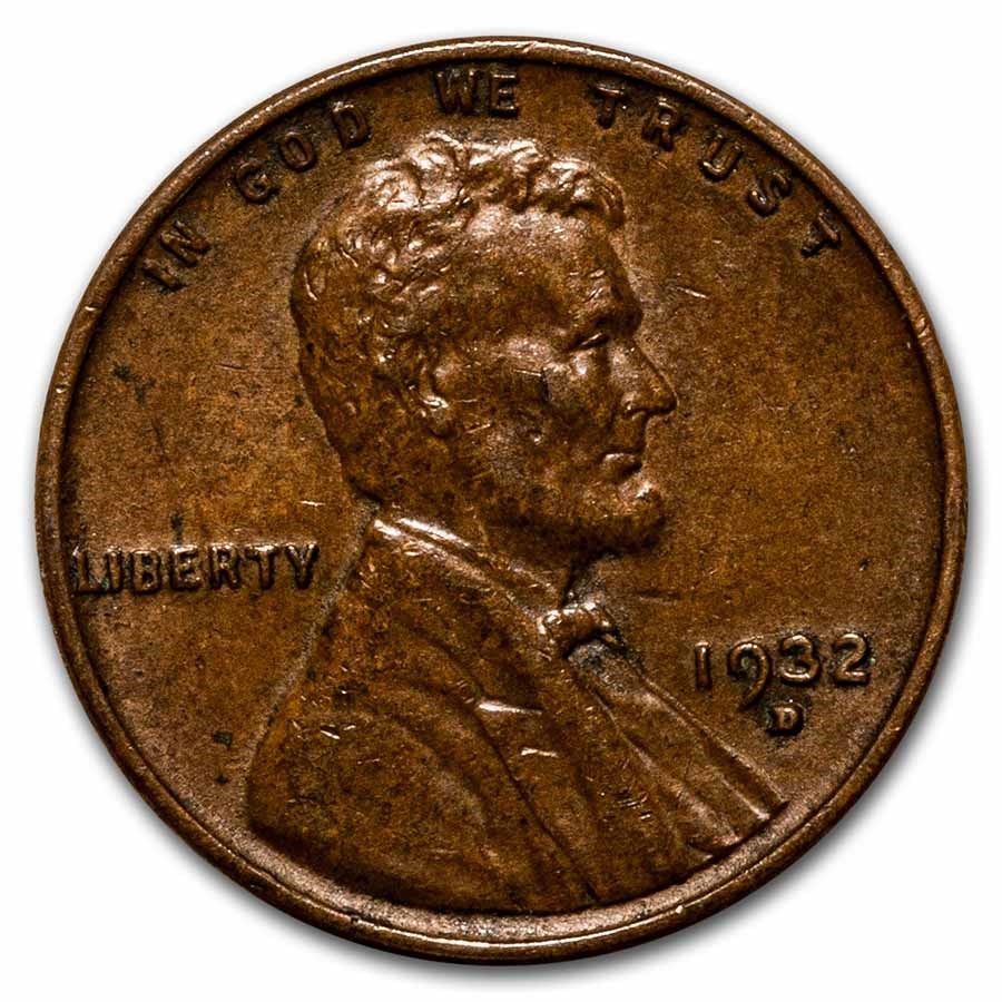 1932-D Lincoln Cent BU (Brown)