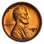 1932-D Lincoln Cent BU (Red)