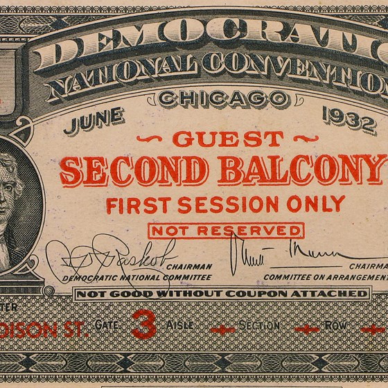 Buy 1932 Democratic Convention Ticket APMEX