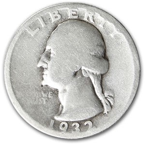 1932-S Washington Quarter AG 1932-S Washington Quarter AG