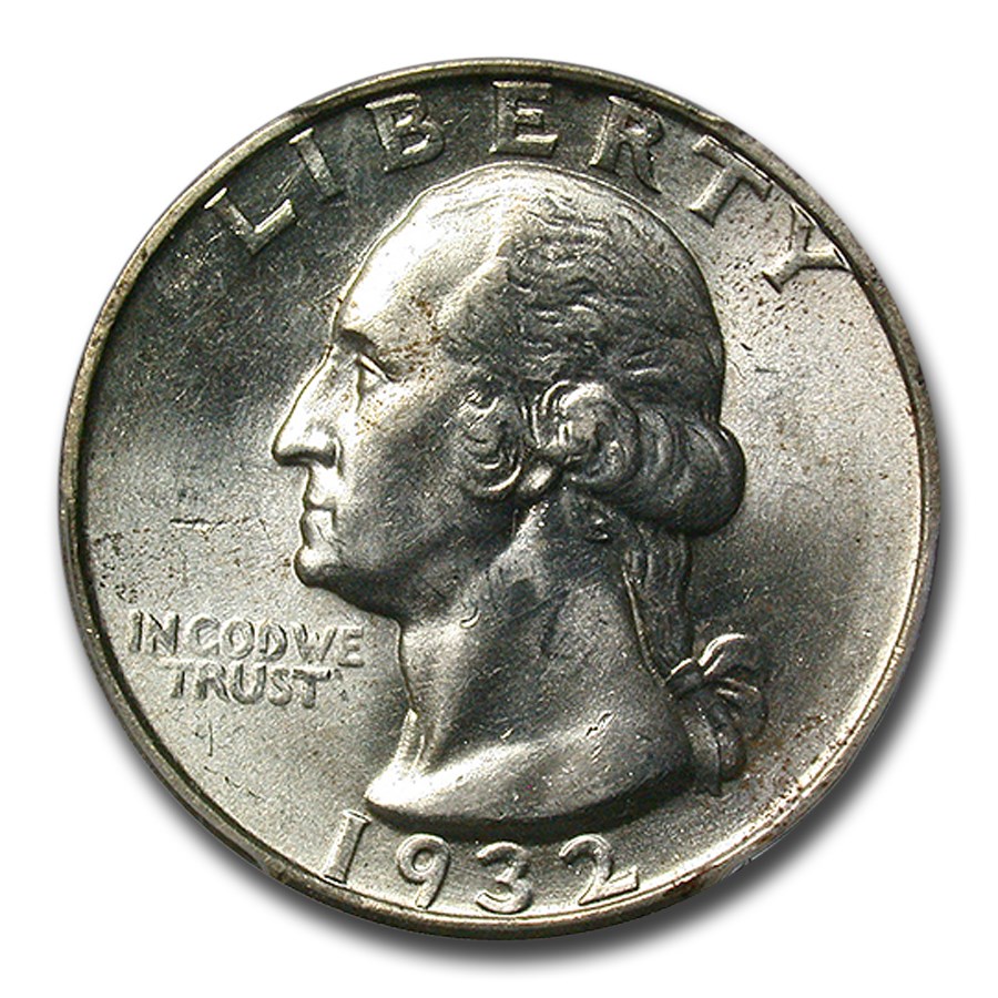 1932-S Washington Quarter MS-62 PCGS