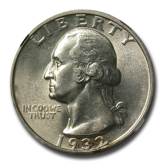 1932-S Washington Silver Quarter AU-58 NGC