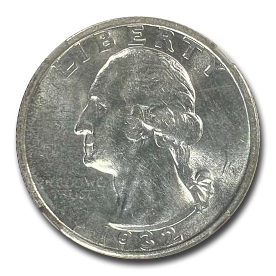 1932-S Washington Silver Quarter AU-58 NGC 1932-S Washington Silver Quarter AU-58 NGC
