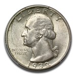 1932-S Washington Silver Quarter AU-58 PCGS