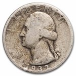 1932 Washington Quarter 40-Coin Roll AG/Good