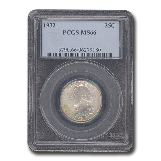 1932 Washington Quarter MS-66 PCGS