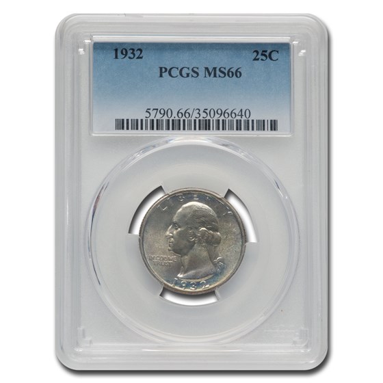 1932 Washington Quarter MS-66 PCGS 1932 Washington Quarter MS-66 PCGS