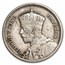 1933-1936 New Zealand Silver 3 Pence George V Avg Circ