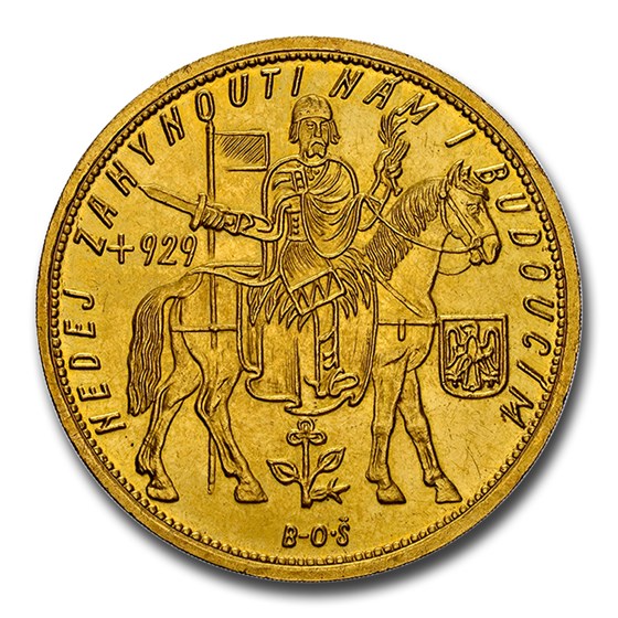 1933 Czechoslovakia Gold 10 Ducats MS-62 NGC 1933 Czechoslovakia Gold 10 Ducats MS-62 NGC