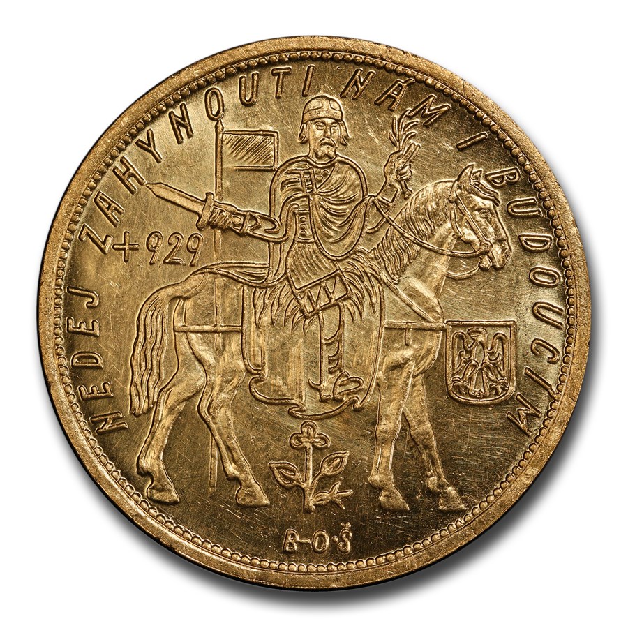 1933 Czechoslovakia Gold 10 Dukatu MS-64 PCGS