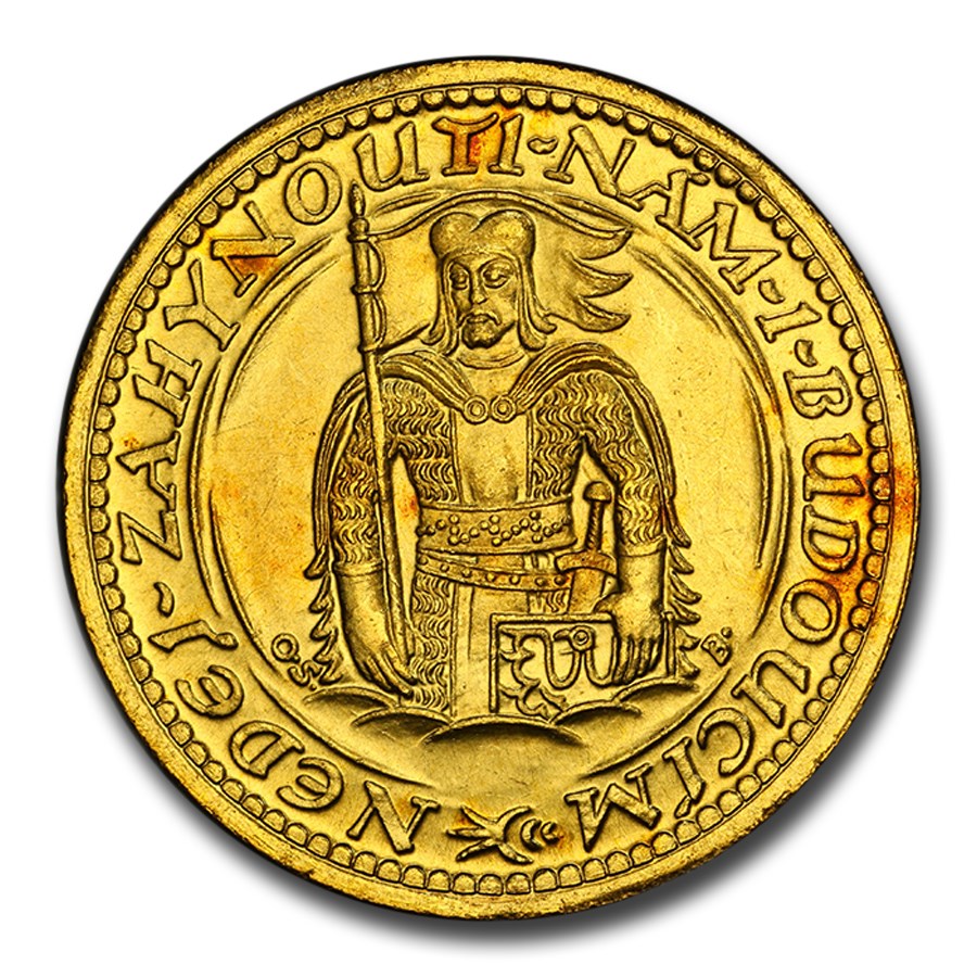 1933 Czechoslovakia Gold 2 Dukaty MS-64 PCGS