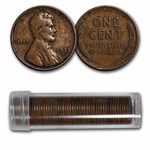 1933-D Lincoln Cent 50-Coin Roll Avg Circ