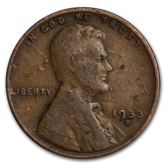 1933-D Lincoln Cent Good/Fine 1933-D Lincoln Cent Good/Fine