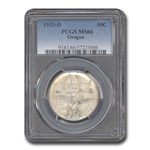1933-D Oregon Trail Commemorative Half Dollar MS-66 PCGS
