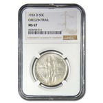 1933-D Oregon Trail Commemorative Half Dollar MS-67 NGC